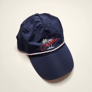 Chubbies Navy Blue Logo Nylon Rope Hat